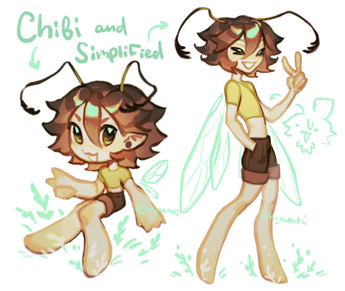 Chibi illustration examples